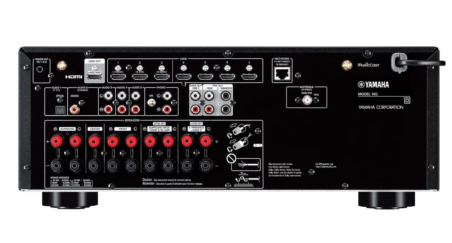 фото AV-Ресивер Yamaha RX-V6A Black