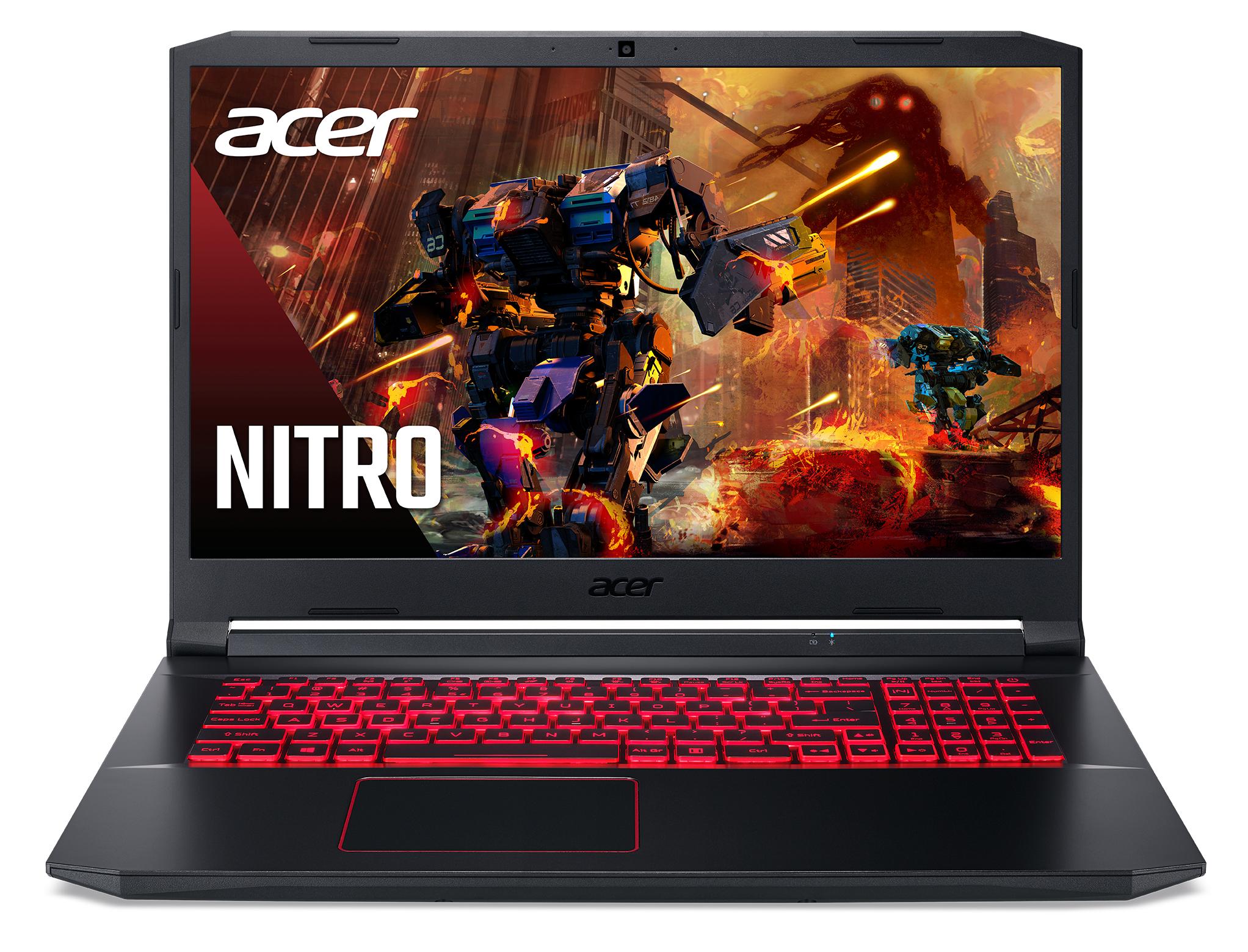 Laptop gamingowy Acer Nitro 5 AN517-52-55Y8 17,3" 120Hz i5-10300H 16GB RAM 512GB Dysk SSD GTX1650Ti Win10