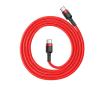Kabel Baseus USB-C PD Cafule PD 2,0 QC 3,0 60W 2m Czerwony