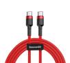 Kabel Baseus USB-C PD Cafule PD 2,0 QC 3,0 60W 2m Czerwony
