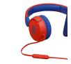Słuchawki przewodowe JBL JR310 Nauszne Mikrofon Czerwony