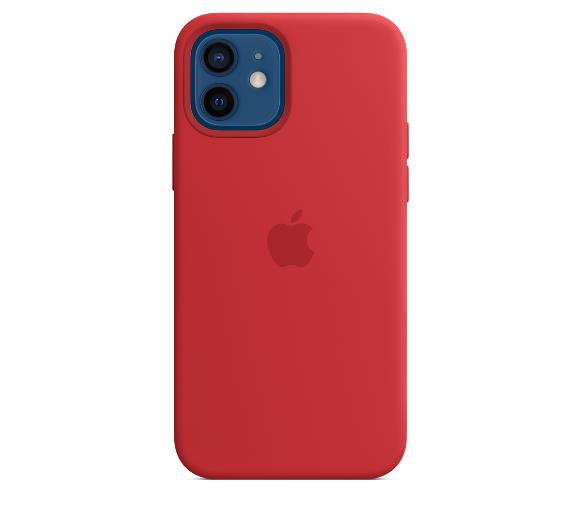 etui dedykowane Apple Silicone Case MagSafe iPhone 12 / 12 Pro MHL63ZM/A (czerwony)