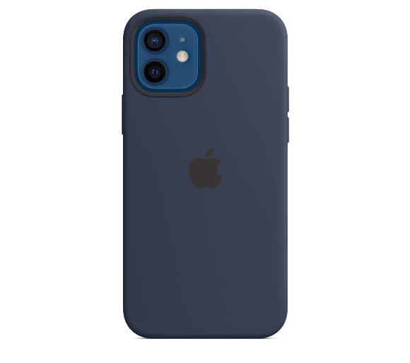 etui dedykowane Apple Silicone Case MagSafe iPhone 12 / 12 Pro MHL43ZM/A (głęboki granat)