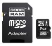 GoodRam microSDHC Class 4 8GB + adapter
