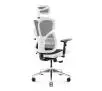 Fotel Diablo Chairs V-Basic Normal Size Biurowy do 150kg Tkanina Biało-czarny