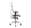 Fotel Diablo Chairs V-Basic Normal Size Biurowy do 150kg Tkanina Biało-czarny