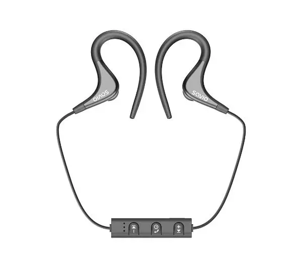 Savio WE-03 Dokanałowe Bluetooth 4.2 Czarny