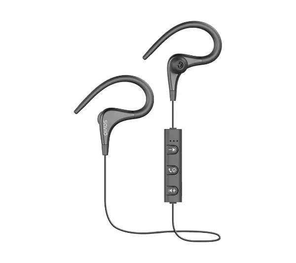 Savio WE-03 Dokanałowe Bluetooth 4.2 Czarny