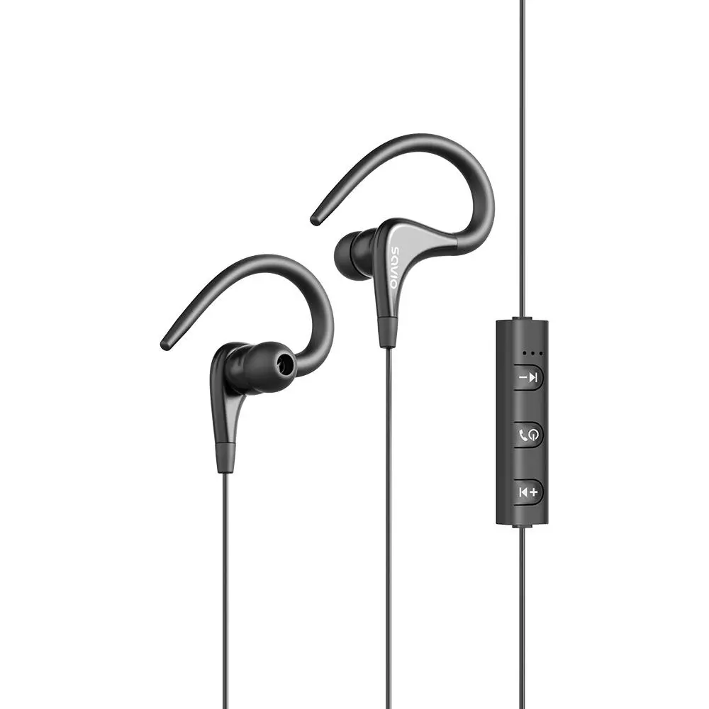 Słuchawki bezprzewodowe Savio WE-03 Dokanałowe Bluetooth 4.2 Czarny