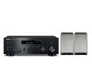 Zestaw stereo Yamaha MusicCast R-N402D (czarny), Elac Debut Reference DBR62 (czarny/orzech)