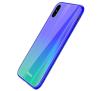 Etui Baseus Luster Case do iPhone X / XS (niebiesko-zielony)