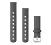 Pasek Garmin vivoactive 4 Shadow Gray/Silver 22mm Ciemnoszary