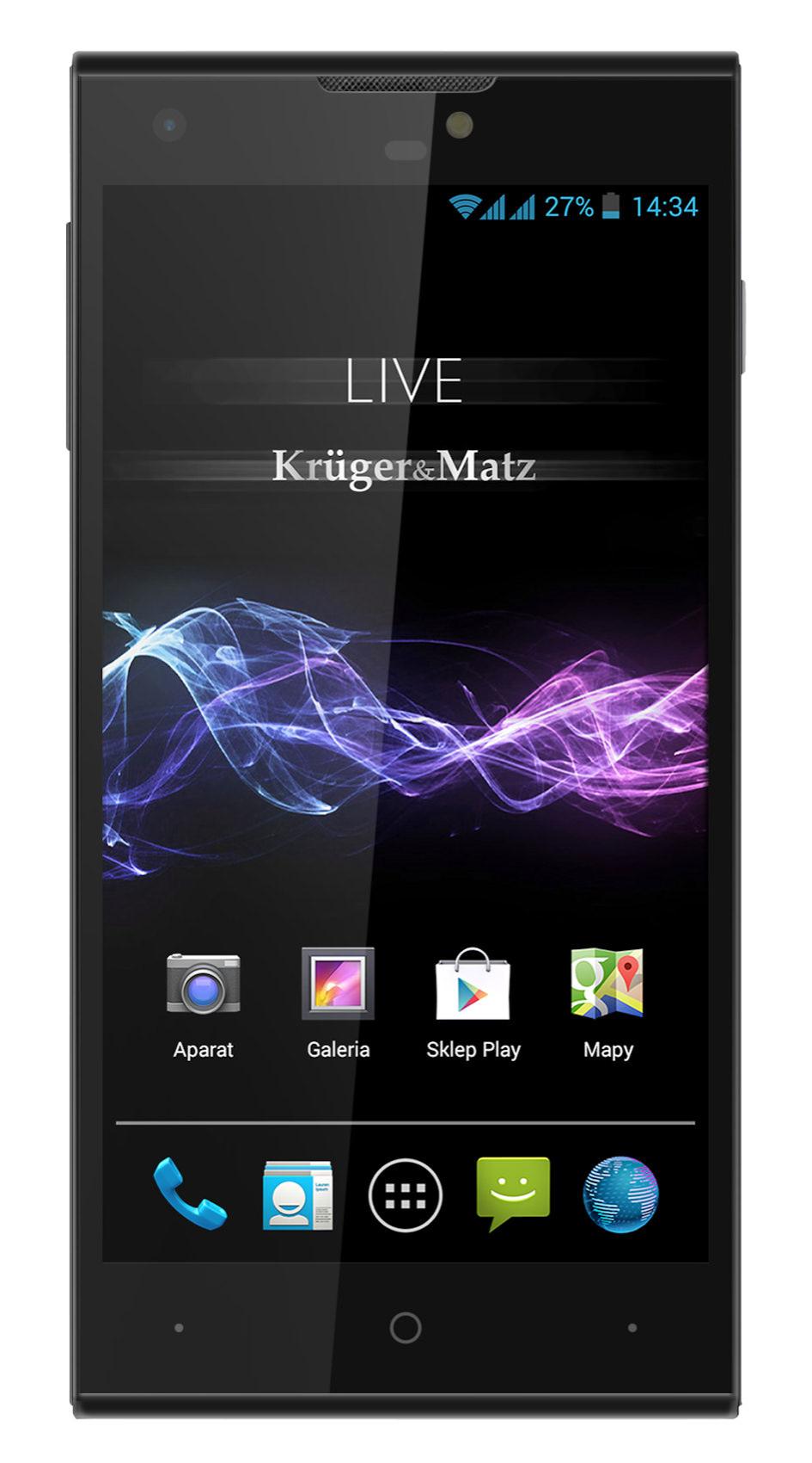 Smartfon Kruger & Matz Live 2 KM0410 (czarny)