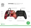 Pad PowerA Enhanced Metallic Red Como do Xbox Series X/S, Xbox One, PC Przewodowy