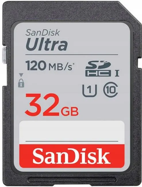 Karta pamięci SANDISK SDHC 32GB Ultra Class10 120MB/s UHS-I