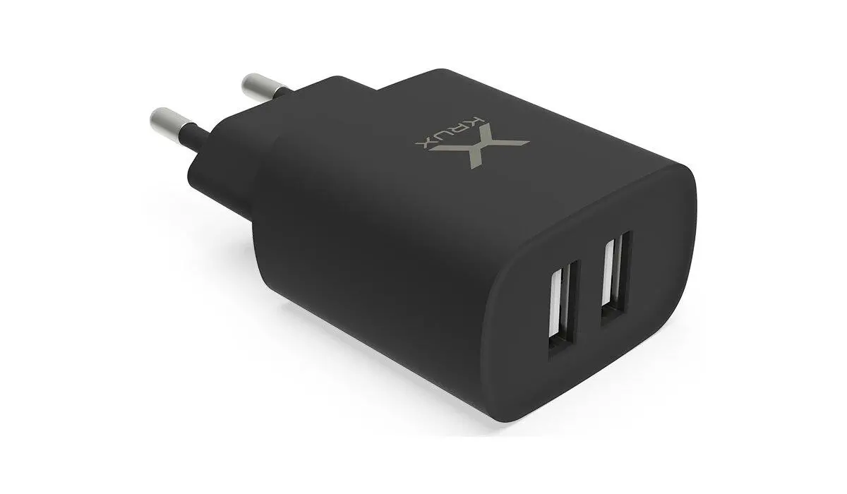 Ładowarka sieciowa Krux 2x USB 2,4 A