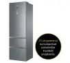 Lodówka Haier Seria 5 HTR5619ENMP Pełny No Frost 190,5cm Szuflada z kontrolą wilgotności Platynowy Inox