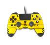 Pad SteelPlay Metaltech Wired Controller  do PC, PS4, PS3 Przewodowy Żółty
