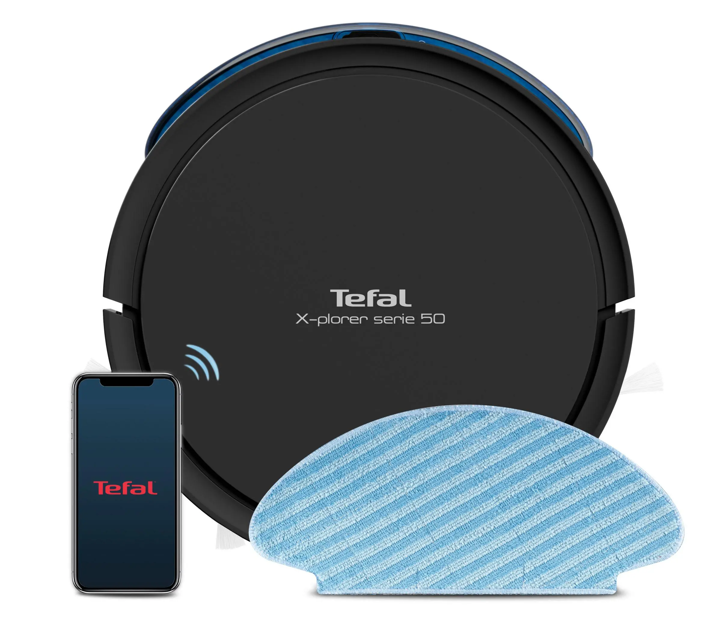 Robot sprzątający Tefal X-Plorer Serie 50 RG7375 Funkcja mopowania 65dB