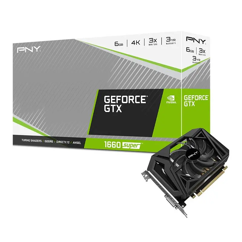 Karta graficzna PNY GeForce GTX 1660 SUPER Single Fan 6GB GDDR6 192bit