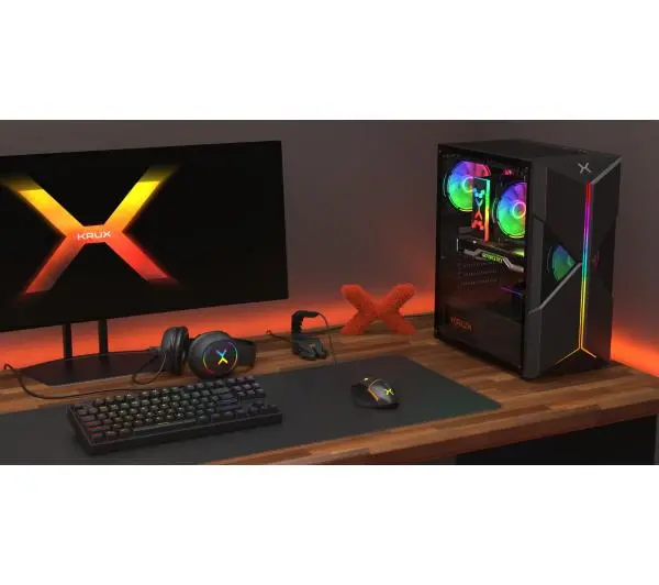 Krux Lunar ARGB 120mm Czarny