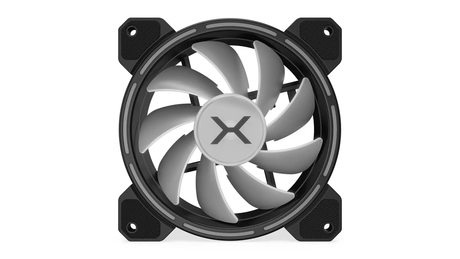 Wentylator Krux Lunar ARGB 120mm Czarny