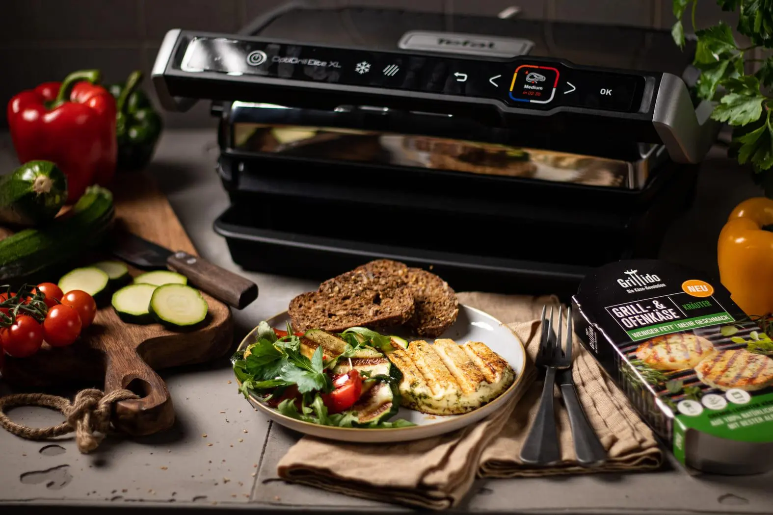 Grill elektryczny Tefal Optigrill Elite XL GC760 800cm2 Programy automatyczne