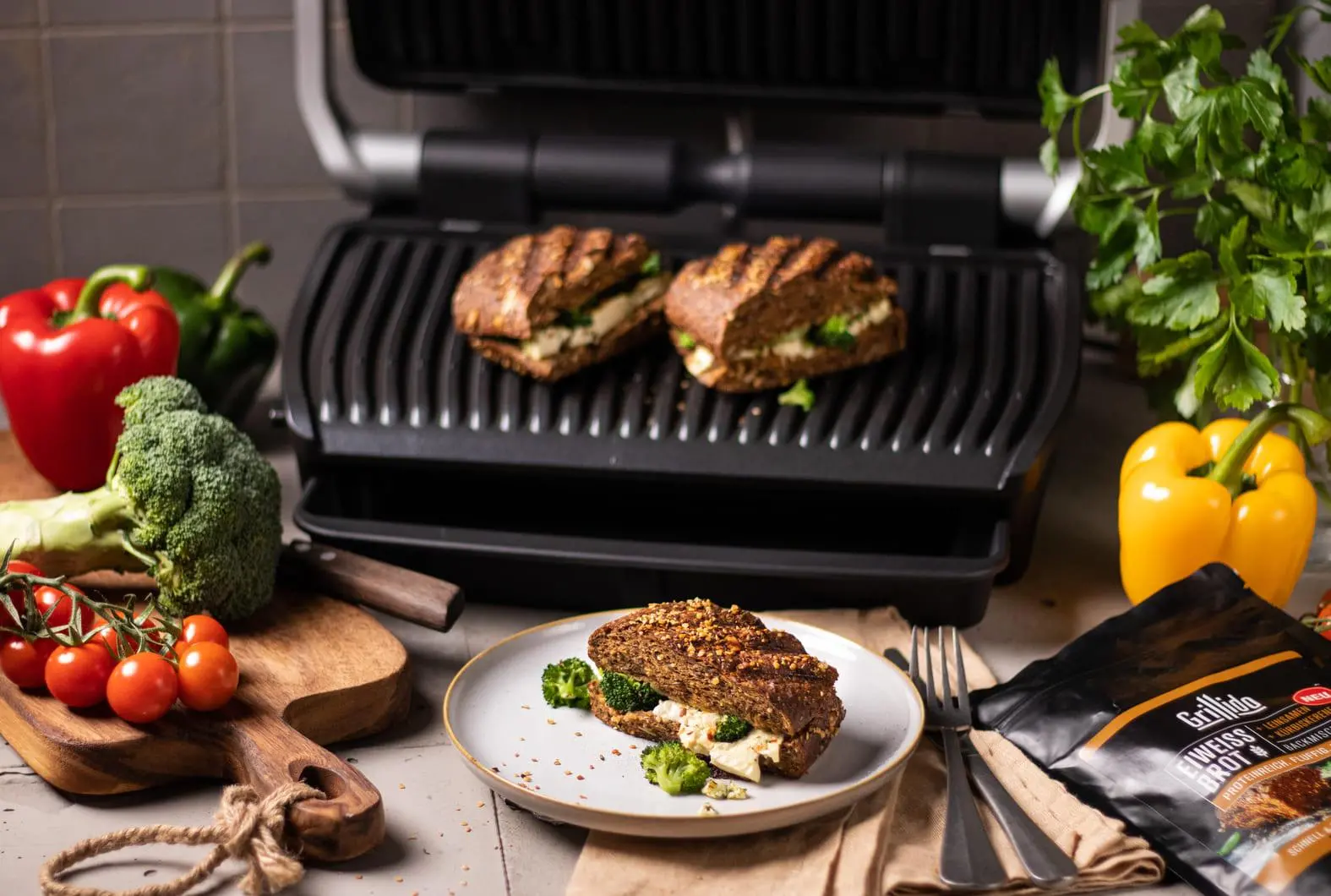 Grill elektryczny Tefal Optigrill Elite XL GC760 800cm2 Programy automatyczne