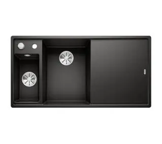 Blanco AXIA III 6 S 525848 Komora z lewej strony Granitowy Czarny - Kup na Raty - RRSO 0%