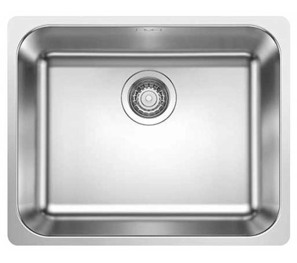Zlewozmywaki kuchenne - Blanco SUPRA 500-IF 526351 Stalowy Srebrny