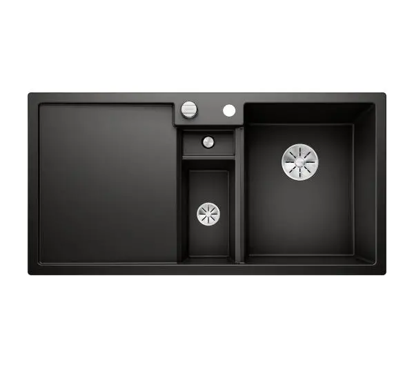 Zlewozmywaki kuchenne - Blanco COLLECTIS 6 S 525866 Komora z prawej strony Granitowy Czarny