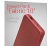 Powerbank Hama Power Pack Fabric 10 10000mAh Czerwony