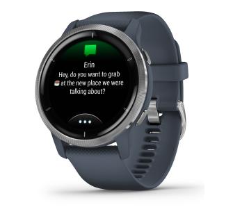 Smartwatch Garmin Venu 2 GPS  Srebrno-granatowy