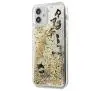 Etui Karl Lagerfeld Glitter Floatting Charms KLHCP12SROGO do iPhone 12 mini