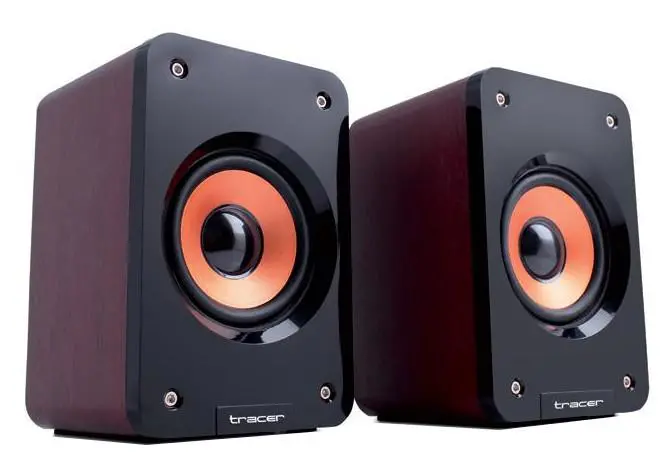 Głośniki Tracer 2.0 ORLANDO USB Czarno-brązowy