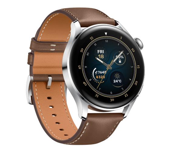 Smartwatch Huawei Watch 3 Classic LTE (srebrny/brązowy)