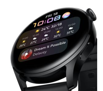 Huawei Watch 3 Active LTE (czarny)