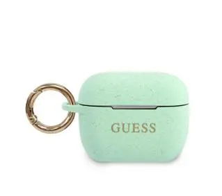 Guess GUACAPSILGLGN Silikonowe etui AirPods Pro Zielony