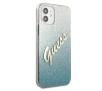 Etui Guess Glitter Gradient GUHCP12SPCUGLSBL do iPhone 12 mini Niebieski