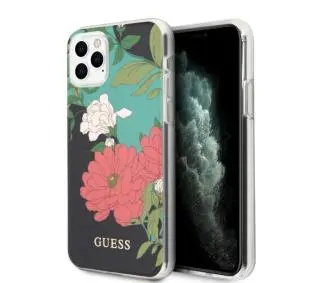 Guess Flower GUHCN65IMLFL01 do iPhone 11 Pro Max Czarny