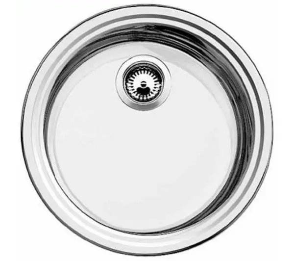 Zlewozmywaki kuchenne - Blanco RONDOSOL 513306 Stalowy Srebrny