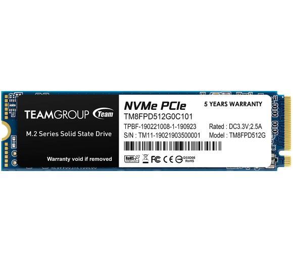 dysk SSD Team Group MP33 Pro 512GB PCIe 3.0 x4 NVMe