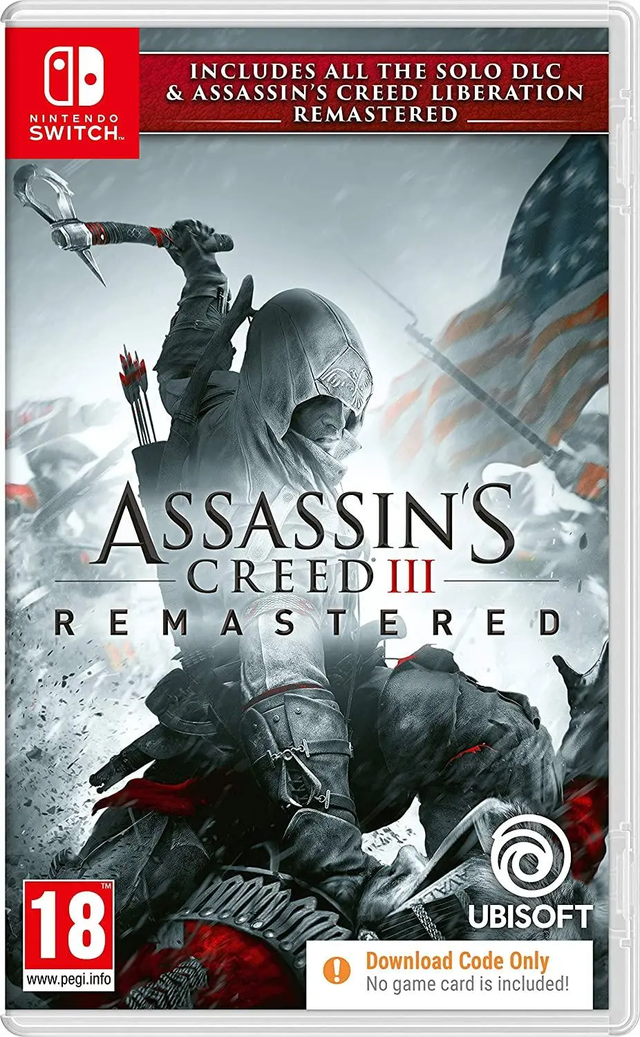 Assassins Creed III Remastered + Liberation Remastered (Code in Box)  Gra na Nintendo Switch