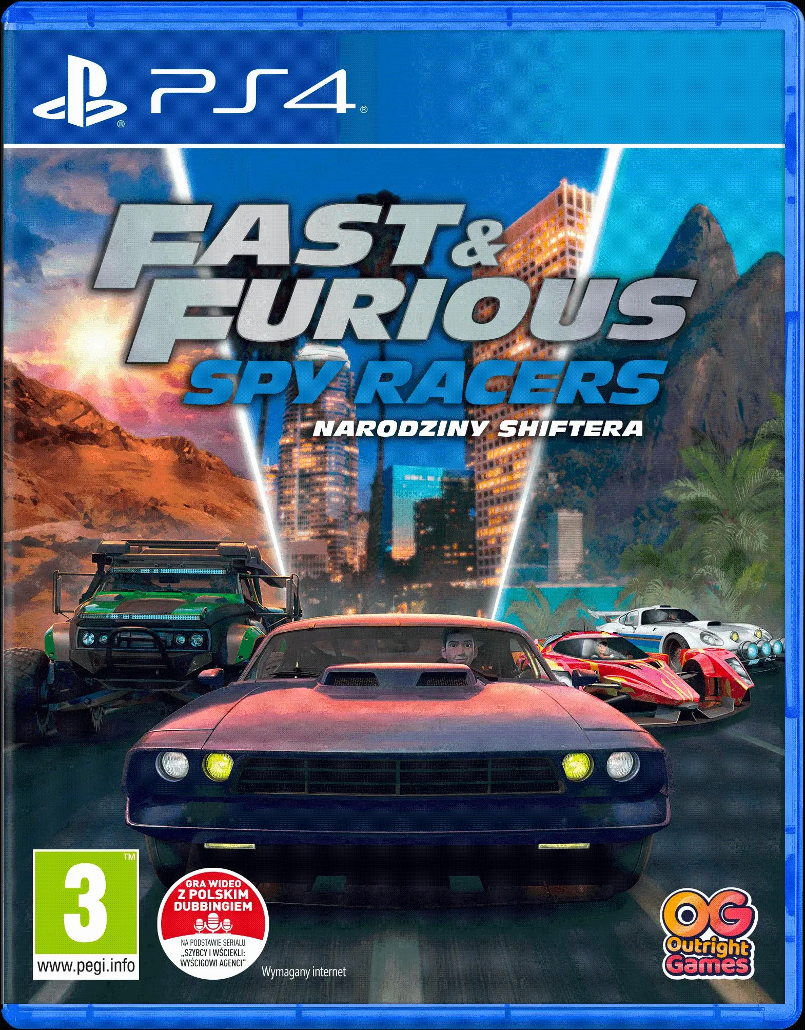 Fast & Furious: Spy Racers Rise of Sh1ft3r Gra na PS4 (Kompatybilna z PS5)