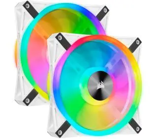 Corsair iCUE QL140 RGB PWM 140mm 2szt. Biały