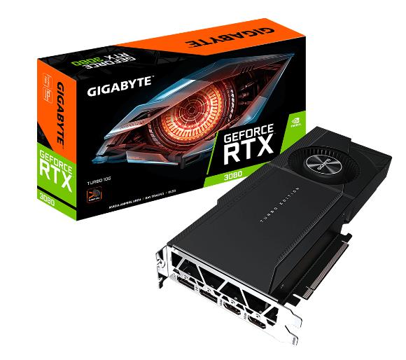 karta graficzna Gigabyte GeForce RTX 3080 TURBO LHR (rev. 2.0) 10GB GDDR6X 320bit