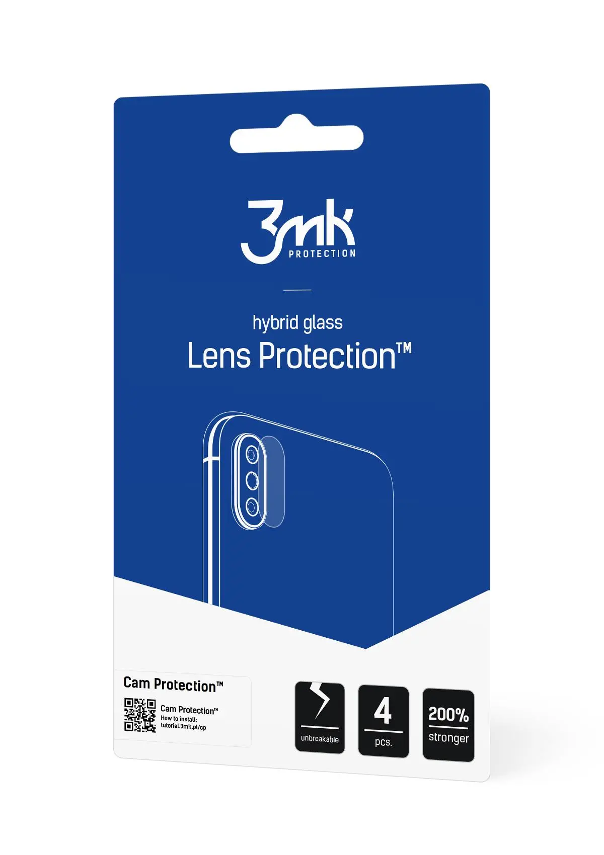 Szkło hybrydowe 3mk Lens Protect do Motorola Moto G7