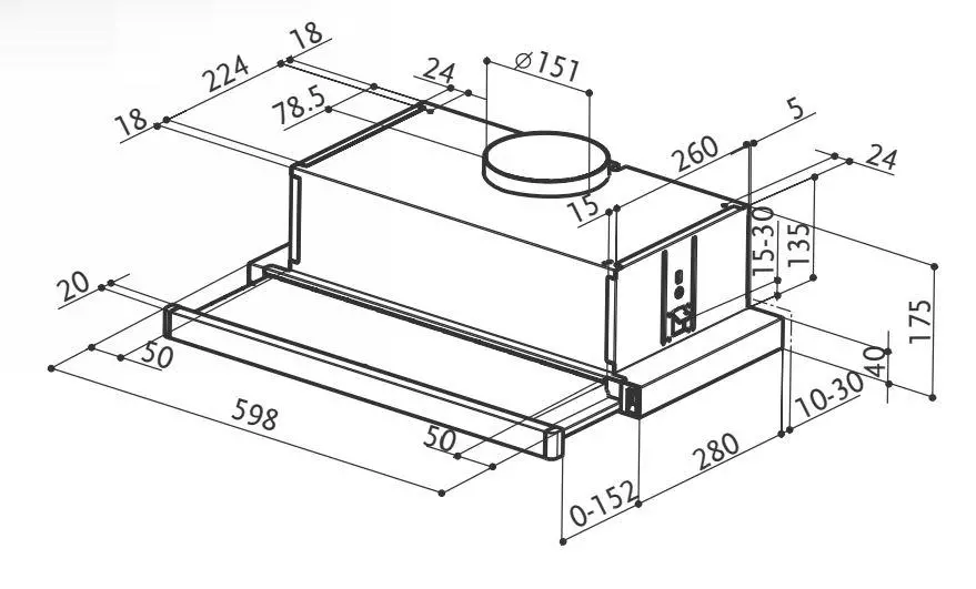 фото Вытяжка телескопическая Faber FLEXA NG GLASS LUX WH A60 2