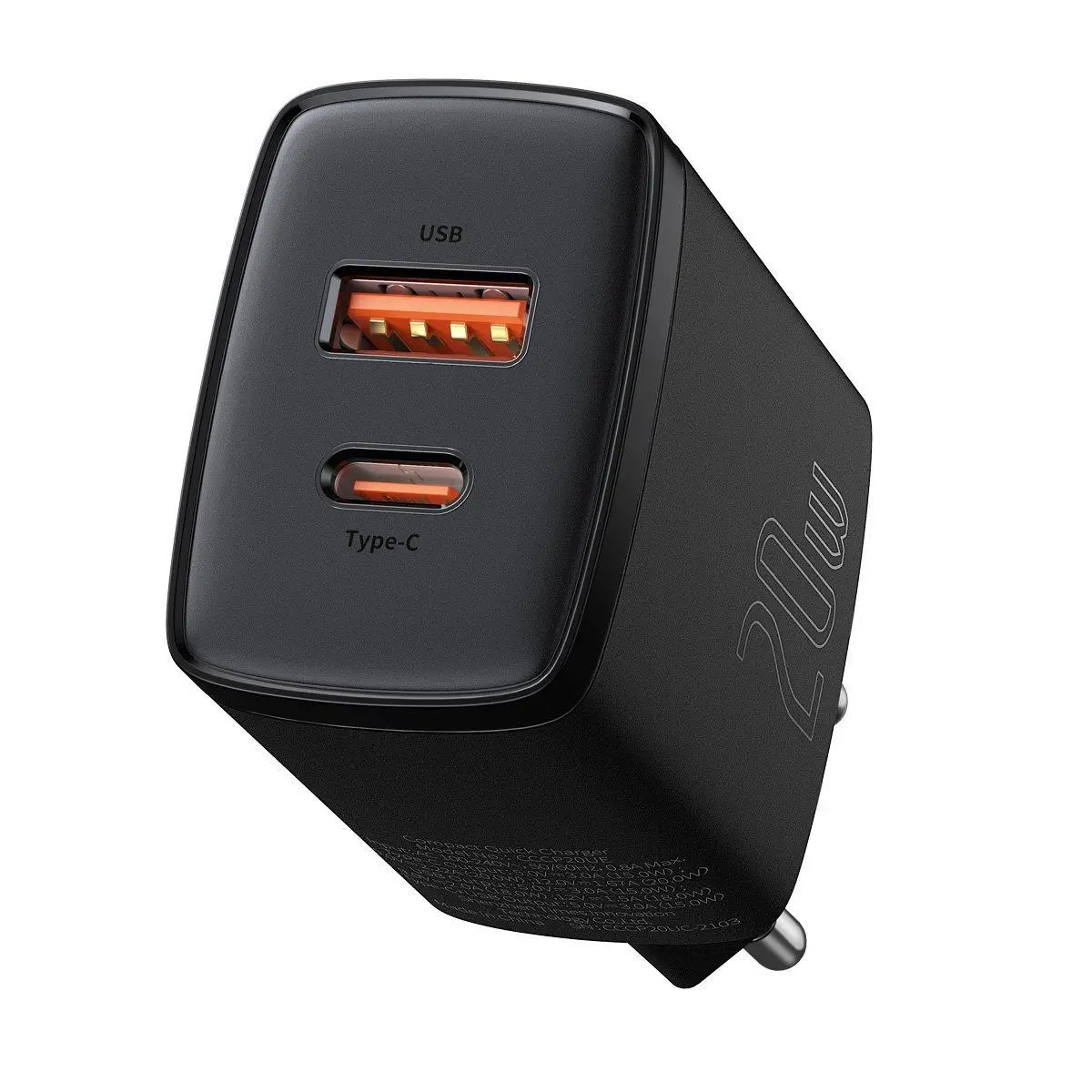 Ładowarka sieciowa Baseus Compact Quick Charger 20W Czarny