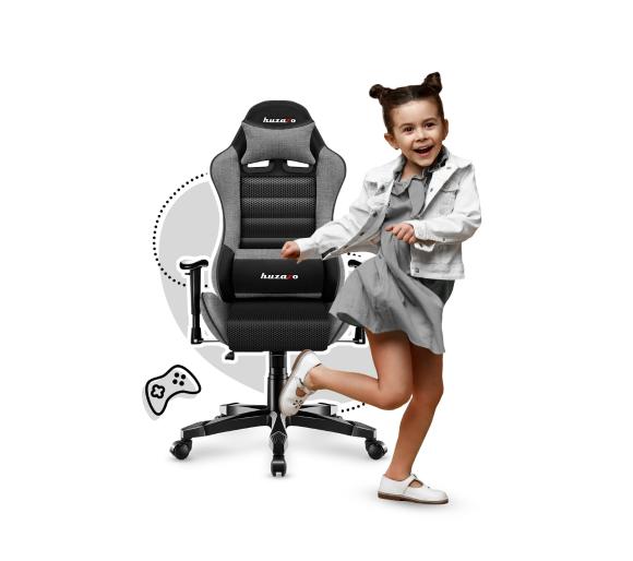 fotel gamingowy Huzaro Ranger 6.0 Mesh (szary) dla dziecka